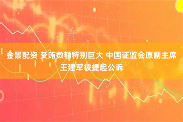 金景配资 受贿数额特别巨大 中国证监会原副主席王建军被提起公诉